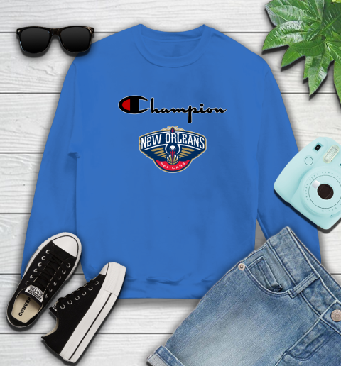 NBA Basketball New Orleans Pelicans Champion Shirt Sweatshirt 5