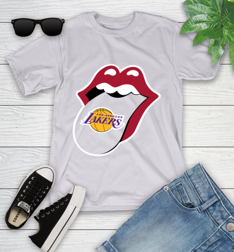 Los Angeles Lakers NBA Basketball Lips I Root For My Team Adoring Fan 106