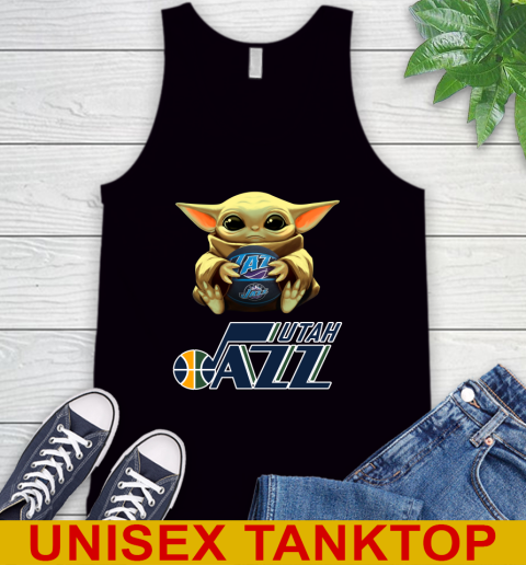 NBA Basketball Utah Jazz Star Wars Baby Yoda Shirt 71