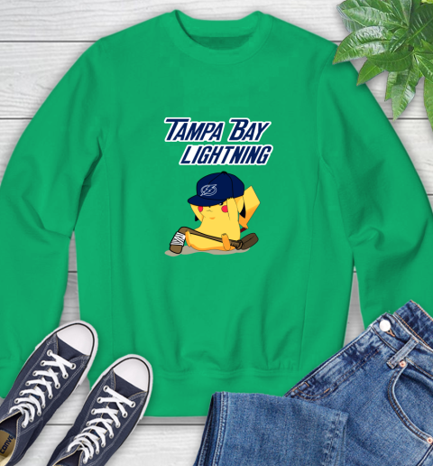 NHL Pikachu Hockey Sports Tampa Bay Lightning Sweatshirt 6