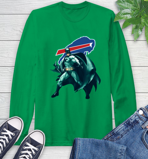 NFL Batman Football Sports Buffalo Bills Long Sleeve T-Shirt 7