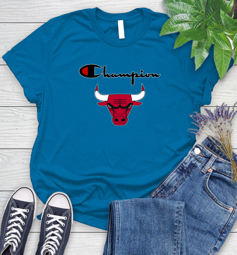 NBA Basketball Chicago Bulls Champion Shirt Women's T-Shirt 5