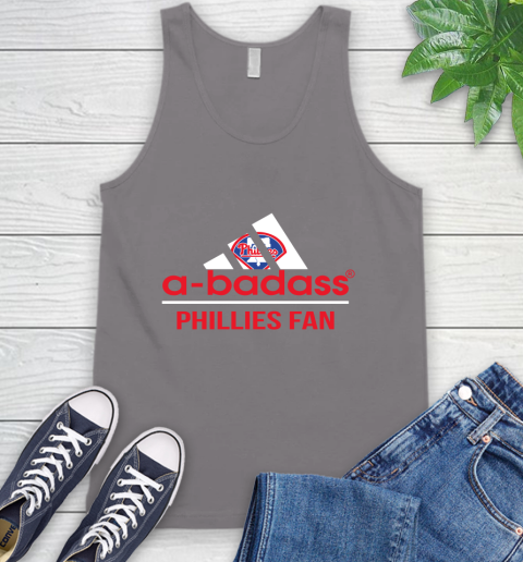 MLB A Badass Philadelphia Phillies Fan Adidas Baseball Sports Tank Top 6
