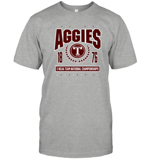 Men's Texas A&M Aggies 13 NCAA Team National Championships Reminisce Tri-Blend T-Shirt