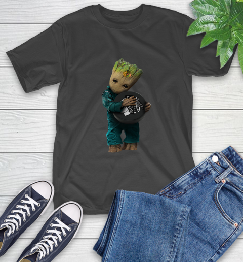 NHL Groot Guardians Of The Galaxy Hockey Sports Chicago Blackhawks T-Shirt 2