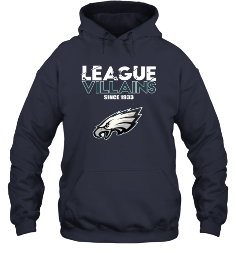 League Villains Since 1933 Philadelphia Eagles Youth Long Sleeve - Rookbrand