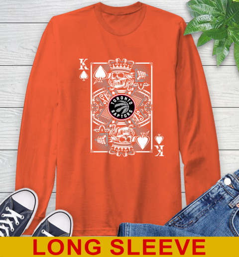 Toronto Raptors NBA Basketball The King Of Spades Death Cards Shirt Long Sleeve T-Shirt 4