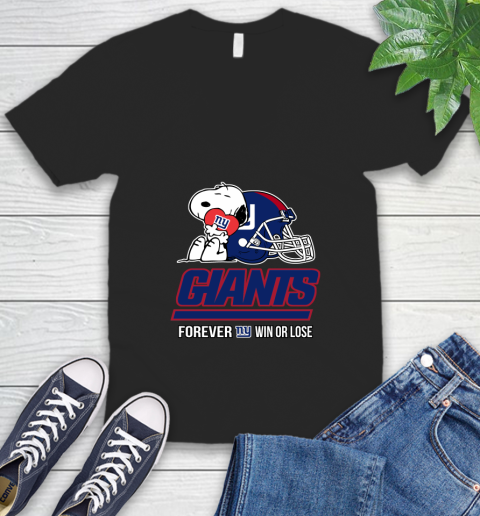 NFL The Peanuts Movie Snoopy Forever Win Or Lose Football New York Giants 50
