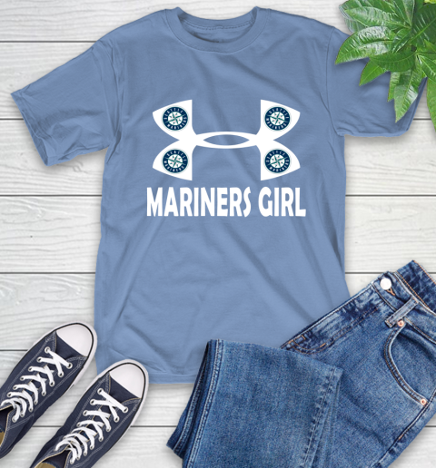 MLB Seattle Mariners Under Armour Baseball Sports T-Shirt 12