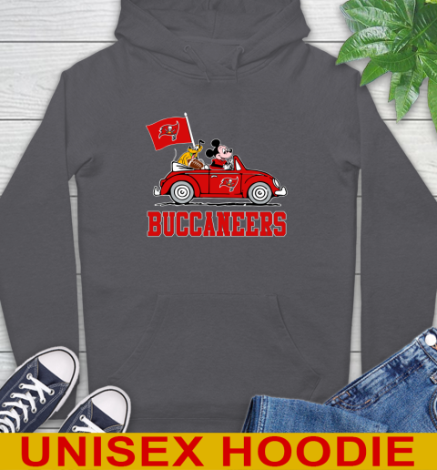 NFL Football Tampa Bay Buccaneers Pluto Mickey Driving Disney Shirt Hoodie 7