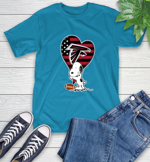 Atlanta Falcons NFL Football The Peanuts Movie Adorable Snoopy T-Shirt 8