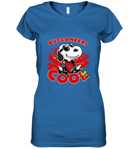 dsaf tampa bay buccaneers snoopy joe cool were awesome shirt women v neck t shirt 39 front royal