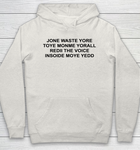 Jone Waste Yore Funny I Miss You Blink 182 Hoodie 8