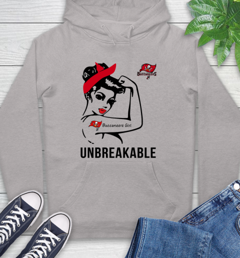 NFL Tampa Bay Buccaneers Girl Unbreakable Football Sports Hoodie 10