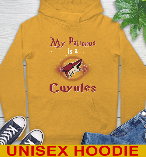 NHL Hockey Harry Potter My Patronus Is A Arizona Coyotes Hoodie 2