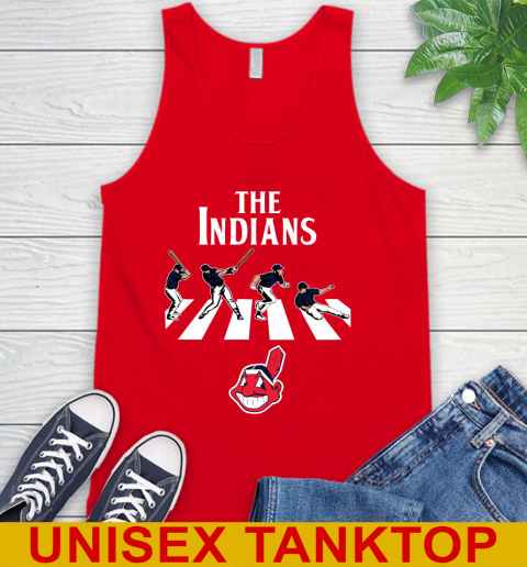 MLB Baseball Cleveland Indians The Beatles Rock Band Shirt Tank Top 5