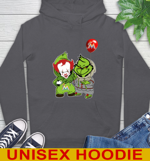 Baby Pennywise Grinch Christmas MLB Baseball Miami Marlins Hoodie 7