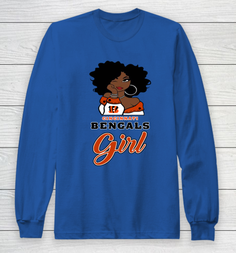 Cincinnati Bengals Girl NFL Long Sleeve T-Shirt 9