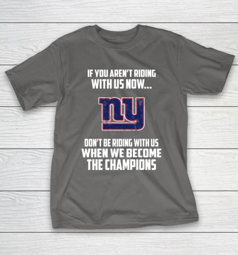 NFL New York Giants Football We Become The Champions T-Shirt 8