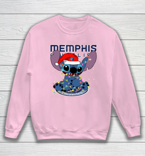 Memphis Grizzlies NBA noel stitch Basketball Christmas Sweatshirt 5