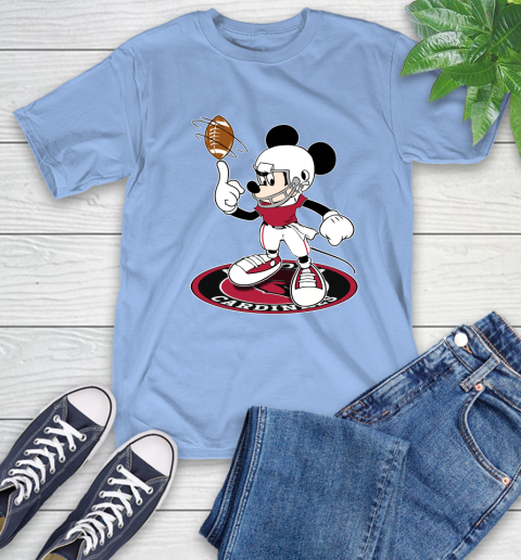 NFL Football Arizona Cardinals Cheerful Mickey Disney Shirt fish pond T-Shirt 12