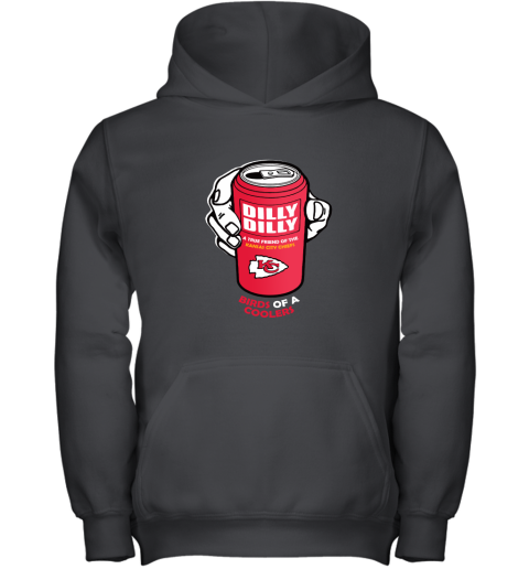 Bud Light Dilly Dilly! Kansas City Chiefs Birds Of A Cooler Youth Hoodie