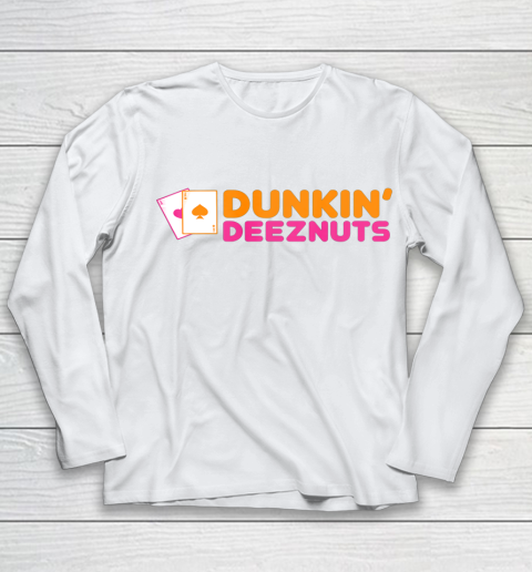 Dunkin Deez Nuts Pocket Aces Youth Long Sleeve