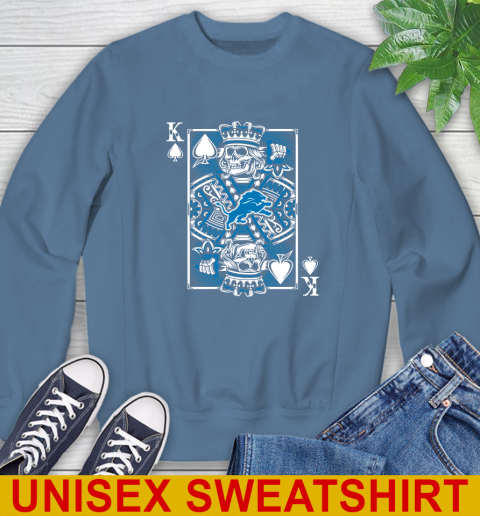 Detroit Lions NFL Football The King Of Spades Death Cards Shirt Sweatshirt 10
