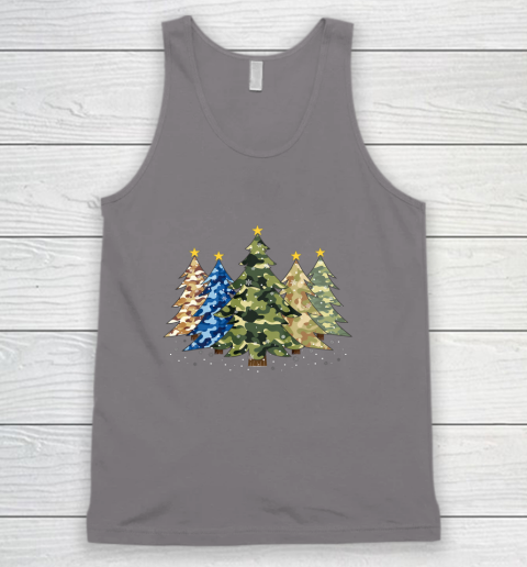 Camo Print Christmas Trees with Camouflage Print Xmas Tank Top 6