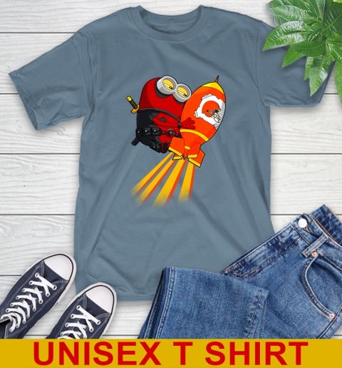 NFL Football Cleveland Browns Deadpool Minion Marvel Shirt T-Shirt 8