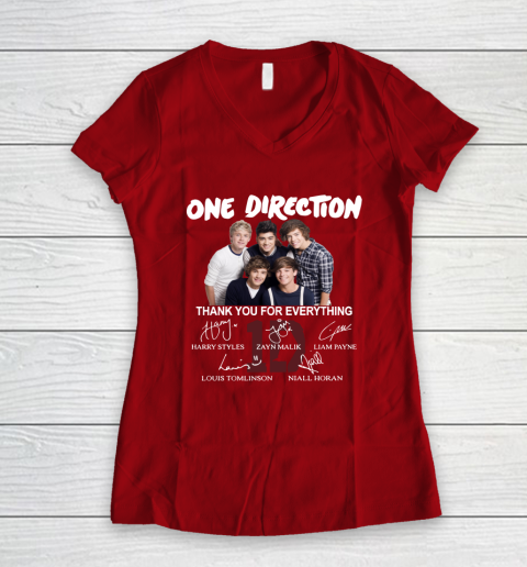 One Direction thank you for every thing Women's V-Neck T-Shirt 8