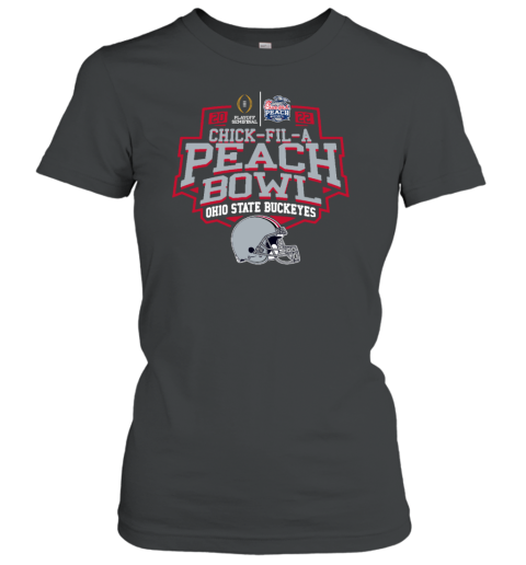 2022 Chick-Fil-A Peach Bowl Ohio State Black Women's T-Shirt
