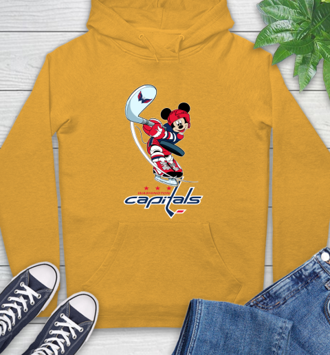 NHL Hockey Washington Capitals Cheerful Mickey Mouse Shirt Hoodie 3
