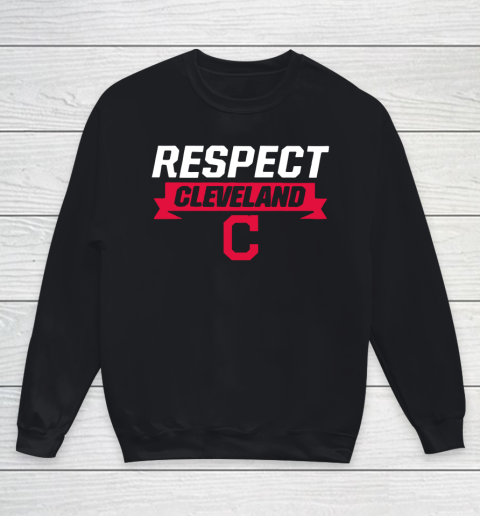Respect Cleveland Indians Youth Sweatshirt
