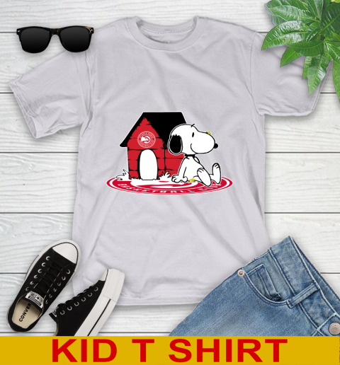 NBA Basketball Atlanta Hawks Snoopy The Peanuts Movie Shirt Youth T-Shirt 5