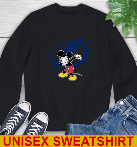 Tampa Bay Lightning NHL Hockey Dabbing Mickey Disney Sports Sweatshirt 2