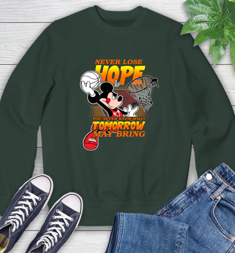 Chicago Bulls NBA Basketball Mickey Disney Never Lose Hope Sweatshirt 12
