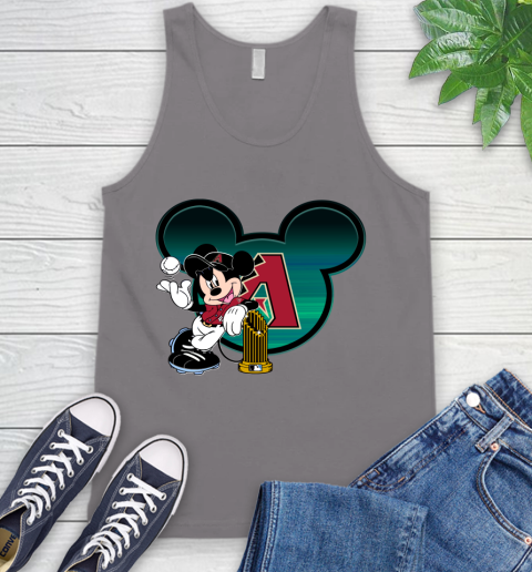 MLB Arizona Diamondbacks The Commissioner's Trophy Mickey Mouse Disney Tank Top 7