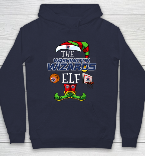 Washington Wizards Christmas ELF Funny NBA Hoodie 2