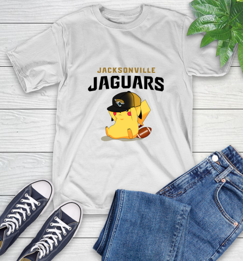 NFL Pikachu Football Sports Jacksonville Jaguars T-Shirt