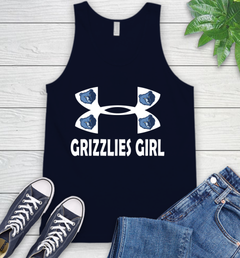 NBA Memphis Grizzlies Girl Under Armour Basketball Sports Tank Top 2