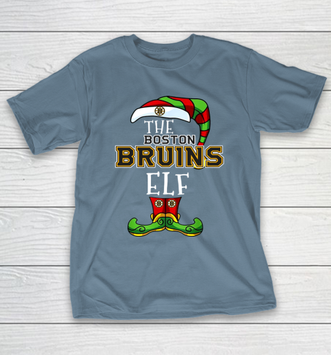 Boston Bruins Christmas ELF Funny NHL T-Shirt 6