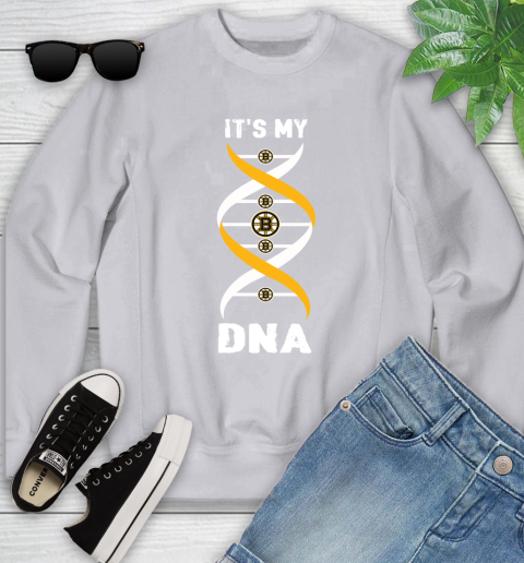 Boston Bruins NHL Hockey It's My DNA Sports Youth Sweatshirt 3