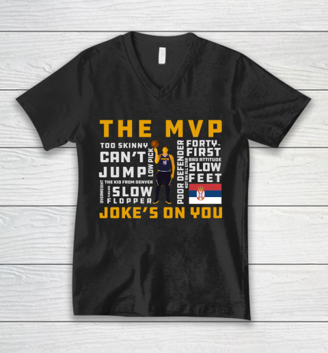 Jokic MVP Joke's On You V-Neck T-Shirt