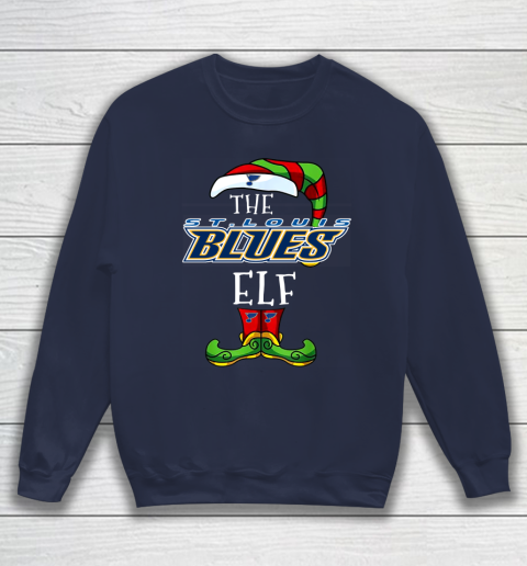 St.Louis Blues Christmas ELF Funny NHL Sweatshirt 2