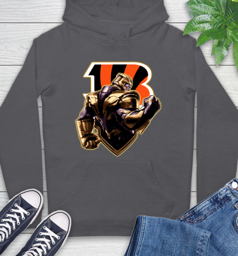 NFL Thanos Avengers Endgame Football Sports Cincinnati Bengals Hoodie 7