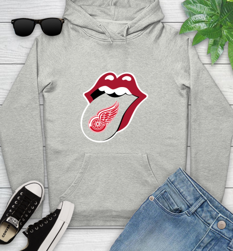 Detroit Red Wings NHL Hockey Lips I Root For My Team Adoring Fan 137