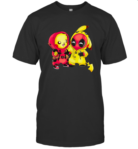 Pikapool Pikachu Pokemon And Deadpool T-Shirt