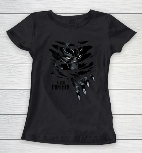 Marvel Black Panther Scratch Through Graphic Women's T-Shirt