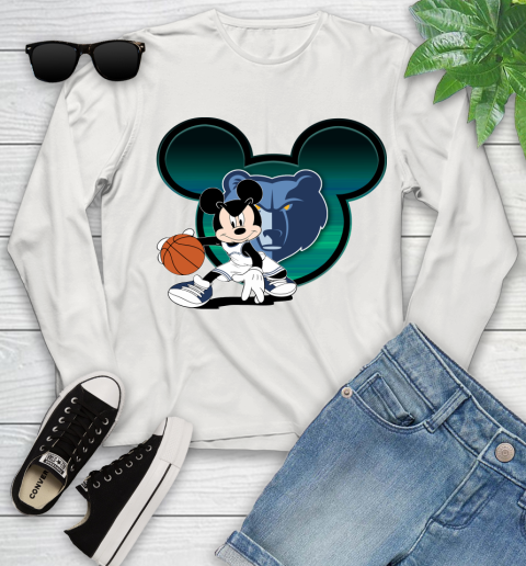 NBA Memphis Grizzlies Mickey Mouse Disney Basketball Youth Long Sleeve 12